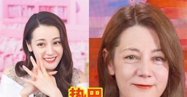 女明星老年妆特效郑爽变化不大热巴显慈祥颖宝岁月不败美人